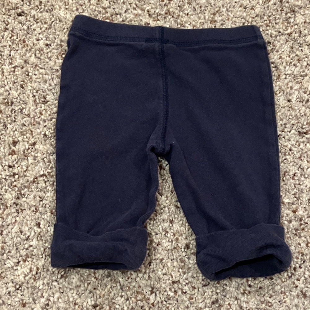 Nike Navy Baby Leggings with Yellow WVU logo 3/6 months - Picture 4 of 5